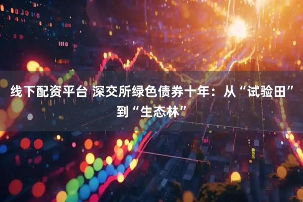线下配资平台 深交所绿色债券十年：从“试验田”到“生态林”